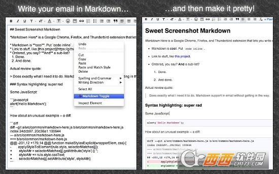 Markdownhere,文本编辑,Markdown.