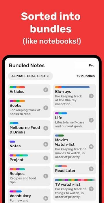bundled notes软件下载,bundlednotes,笔记app,待办事项app